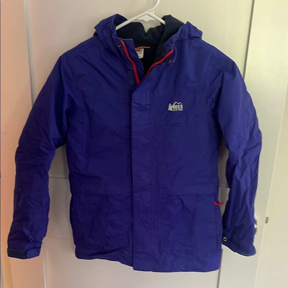 REI Purple Hooded Jacket for Girls